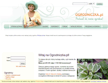 Tablet Screenshot of ogrodniczka.pl